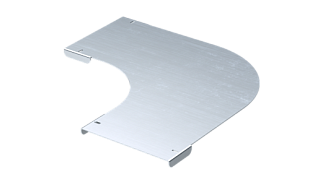 ISDL850KC | Угол горизонтальный 90° 500х80, 0.8мм (с метизами), нержавеющая сталь